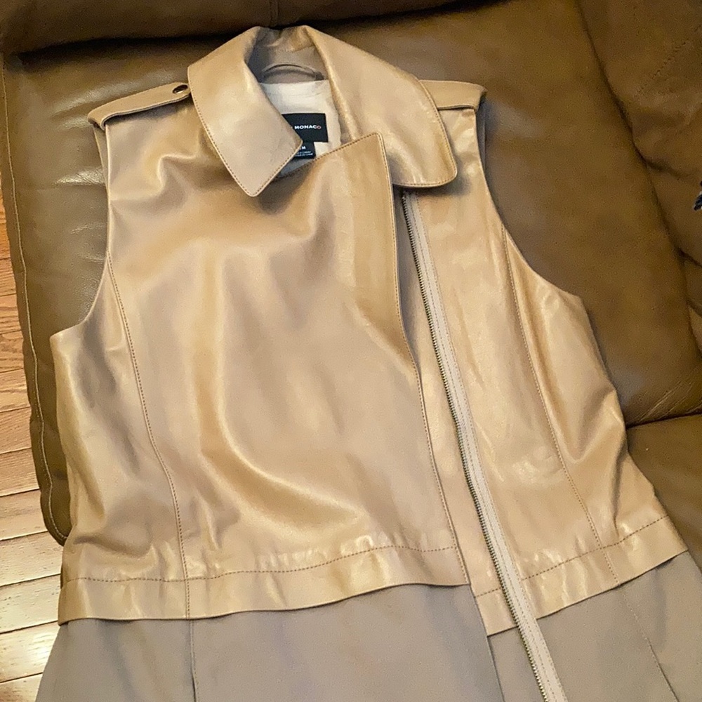 Half Leather Vest